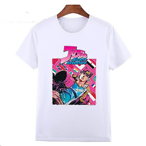 

Men's T shirt Other Prints Graphic Letter Print Short Sleeve Daily Tops Casual Sports Round Neck White / Summer