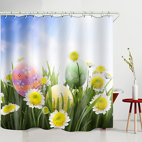 

Shower Curtains & Hooks Modern Polyester New Design 72 Inch