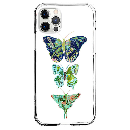 

Butterfly Scenery Phone Case For Apple iPhone 12 iPhone 11 iPhone 12 Pro Max Unique Design Protective Case Shockproof Back Cover TPU