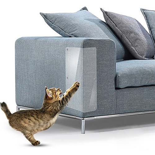 

4pcs 1548cm Couch Cat Scratch Guards Mat Scraper Cat Tree Scratching Claw Post Protector Sofa For Cats Scratcher Paw Pads Pet Furniture