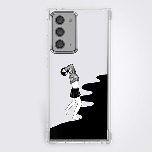 

Anime Black & White Phone Case For Samsung S21 S21 Plus S21 Ultra Unique Design Protective Case Shockproof Back Cover TPU