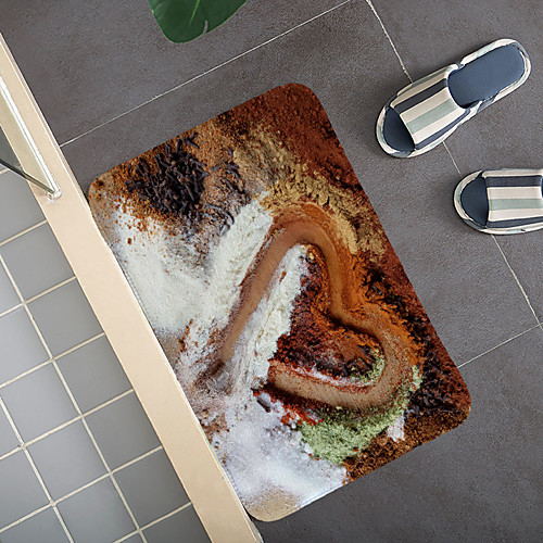 

Bathroom Bath Mats Creative Absorbent Bathroom Rug Coral Velve New Design