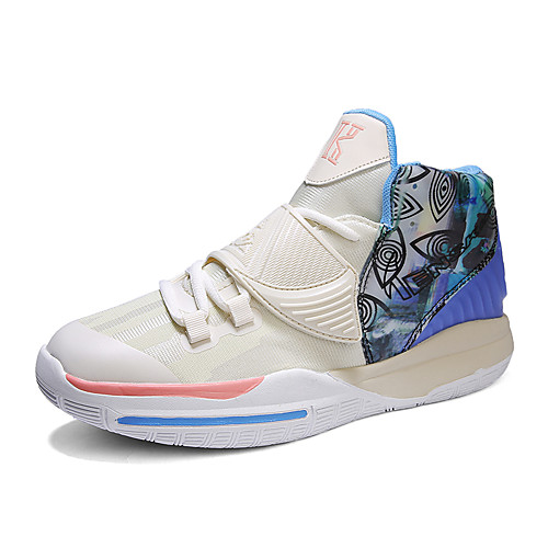 

Unisex Trainers Athletic Shoes Sporty Outdoor Basketball Shoes Mesh Non-slipping Orange White Black Fall Spring