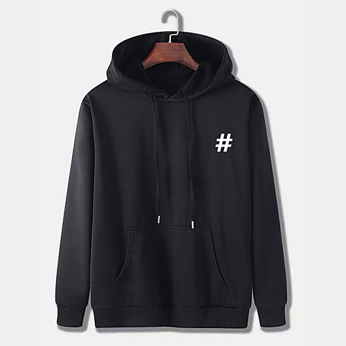 

Men's Pullover Hoodie Sweatshirt Graphic Print Hooded Daily Weekend Other Prints Casual Hoodies Sweatshirts Long Sleeve Wine Red Gray Black
