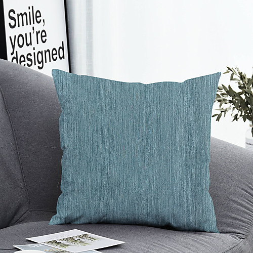 

1 pcs Polyester Pillow Cover & Insert Simple Classic Square Zipper Polyester Traditional Classic