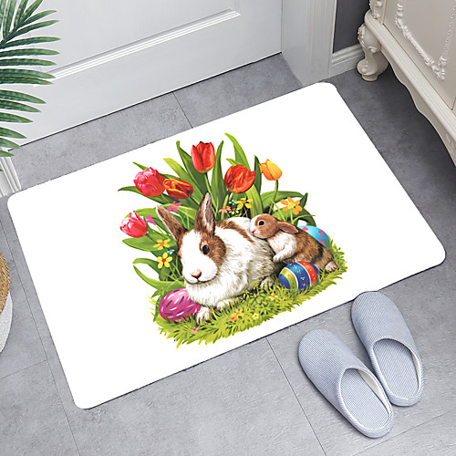 

Bathroom Bath Mats Novelty Absorbent Bathroom Rug Nonwoven New Design