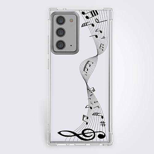 

Curve Music Phone Case For Samsung S21 S21 Plus S21 Ultra Unique Design Protective Case Shockproof Back Cover TPU