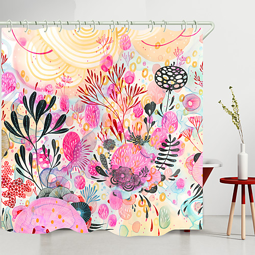 

Shower Curtains & Hooks Modern Polyester New Design 72 Inch