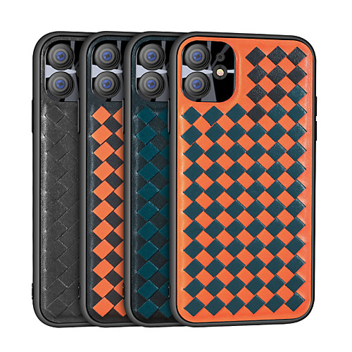 

Phone Case For Apple Back Cover Leather iPhone 12 Pro Max 11 SE 2020 X XR XS Max iPhone 11 iPhone XR iPhone 11 Pro iPhone 11 Pro Max iPhone XS Max iphone X / XS iPhone SE 2020 Shockproof Tile Lines