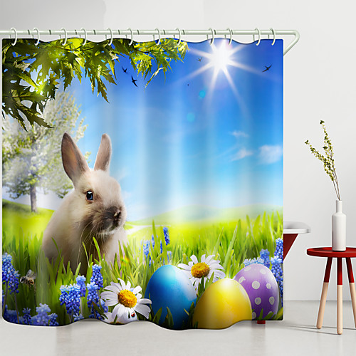 

Shower Curtains & Hooks Modern Polyester New Design 72 Inch