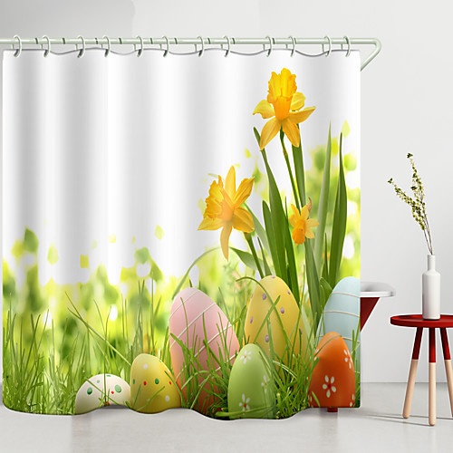 

Shower Curtains & Hooks Modern Polyester New Design 72 Inch