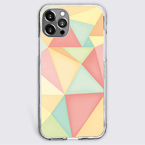 

Geometric Pattern Phone Case For Apple iPhone 12 iPhone 11 iPhone 12 Pro Max Unique Design Protective Case Shockproof Back Cover TPU