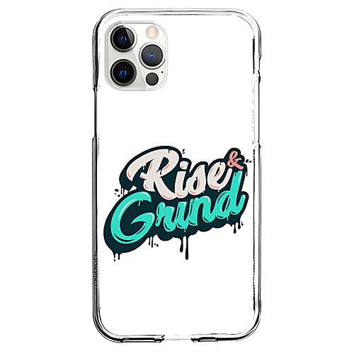 

Creative Word / Phrase Phone Case For Apple iPhone 12 iPhone 11 iPhone 12 Pro Max Unique Design Protective Case Shockproof Back Cover TPU