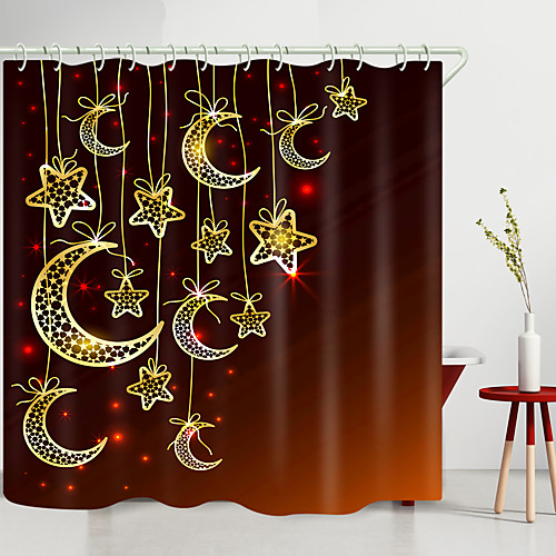 

Shower Curtains & Hooks Modern Polyester New Design 72 Inch