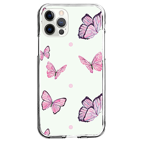 

Butterfly Fashion Phone Case For Apple iPhone 12 iPhone 11 iPhone 12 Pro Max Unique Design Protective Case Shockproof Back Cover TPU