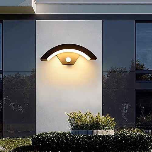 

Outdoor Wall Lights Wall-mounted Motion Detection Monitor Waterproof 18W Warm White 220-240V 110-120V Outdoor Lighting 1 LED Beads