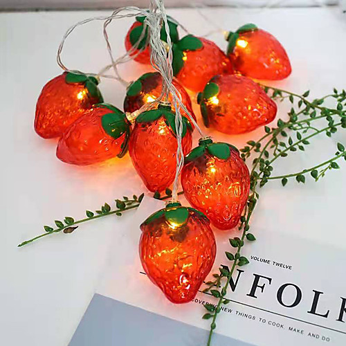 

1.5m 3m String Lights 10/20 LEDs 1 set Warm White Christmas New Year's Party Decorative Holiday AA Batteries Powered