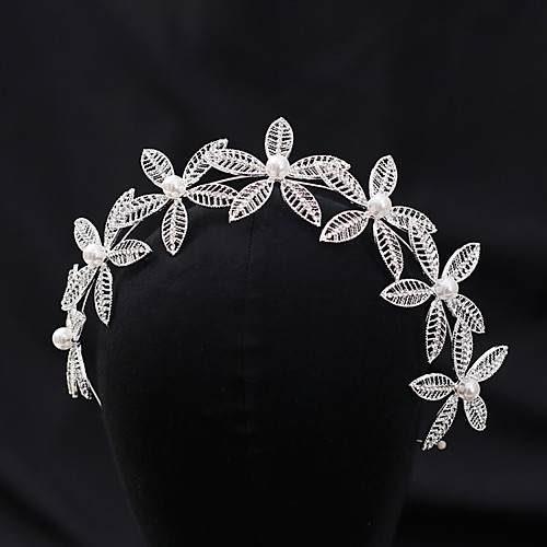 

Bridal Sweet Imitation Pearl / Alloy Headpiece with Imitation Pearl / Flower 1 pc Wedding / Party / Evening Headpiece