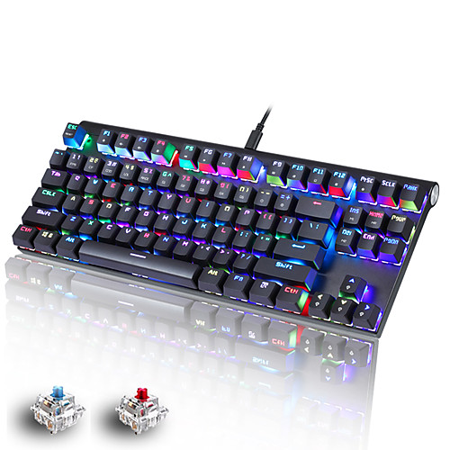 

MOTOSPEED K83 Wireless Bluetooth USB Wired Dual Mode Mechanical Keyboard Outemu Switches Waterproof Monochromatic Backlit 87 pcs Keys