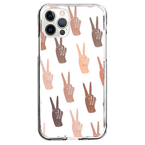 

Creative Phone Case For Apple iPhone 12 iPhone 11 iPhone 12 Pro Max Unique Design Protective Case and Screen Protector Shockproof Clear Back Cover TPU