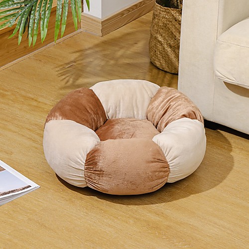 

Dog Cat Dog Beds Cat Beds Dog Bed Mat Round Shape Warm Multi layer Soft Elastic For Indoor Use Plush Fabric for Large Medium Small Dogs and Cats