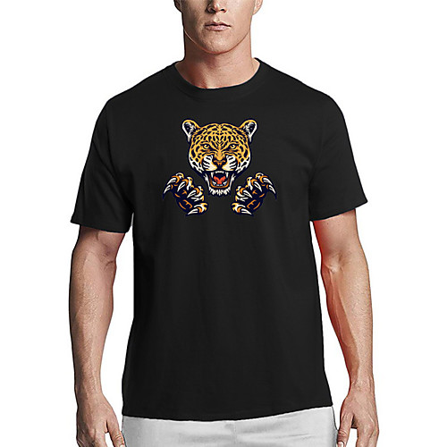 

Men's T shirt 3D Print 3D Animal 3D Print Short Sleeve Daily Tops Casual Fashion White Black Red