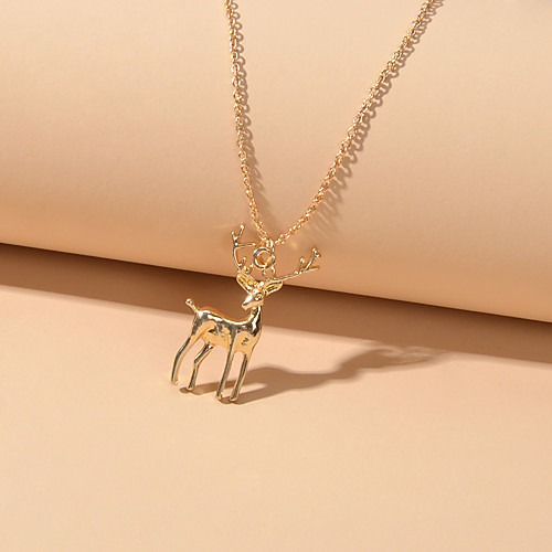 

Women's Pendant Necklace Classic Animal Trendy Alloy Silver Gold 42 cm Necklace Jewelry For Birthday Party Festival