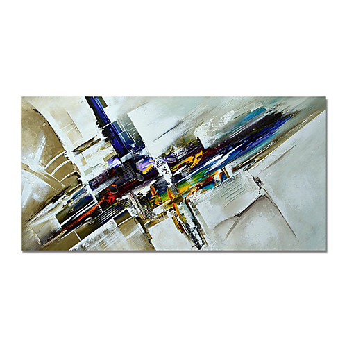 

Oil Painting Hand Painted Horizontal Abstract Animals Modern Stretched Canvas
