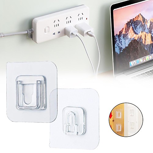 

Hooks Washable / Self-adhesive / Easy to Use Modern Contemporary Plastic 6pcs Bath Organization