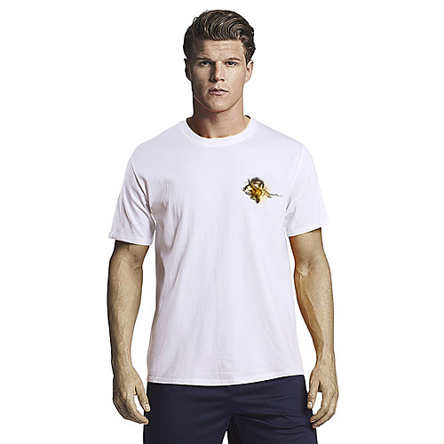

Men's Unisex T shirt Hot Stamping Dragon Graphic Prints Plus Size Short Sleeve Casual Tops 100% Cotton Fashion White Black Blue