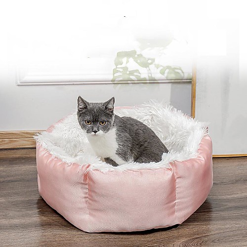 

Dog Cat Dog Beds Cat Beds Dog Bed Mat Round Shape Warm Multi layer Soft Elastic For Indoor Use Plush Fabric for Large Medium Small Dogs and Cats