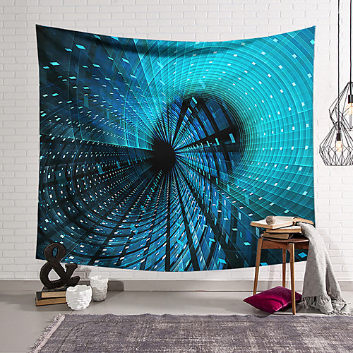 

Wall Tapestry Art Decor Blanket Curtain Hanging Home Bedroom Living Room Decoration Polyester Blue Space