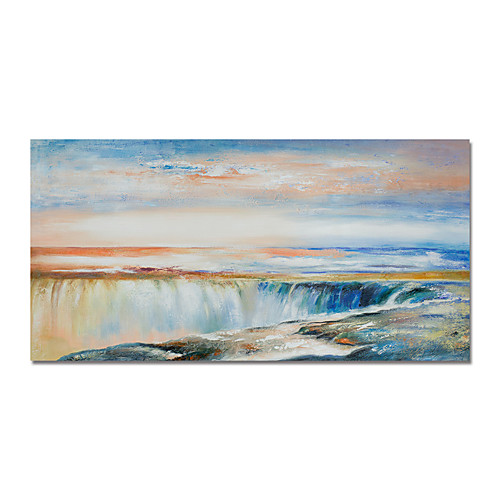 

Oil Painting Hand Painted Horizontal Abstract Modern Stretched Canvas