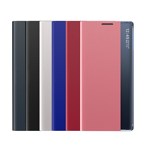 

Smart Mirror Flip Case for Samsung Galaxy S21/Galaxy S21 Ultra Full Body Protective PU Leather Cases with Windows for Samsung Galaxy Note 20 Ultra M51 A71 Note 8 9 10 Plus