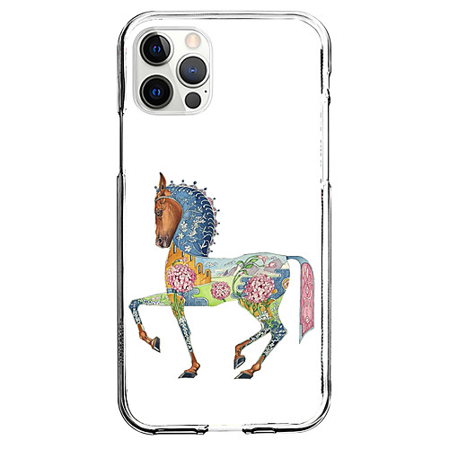

Animal Phone Case For Apple iPhone 12 iPhone 11 iPhone 12 Pro Max Unique Design Protective Case Pattern Back Cover TPU