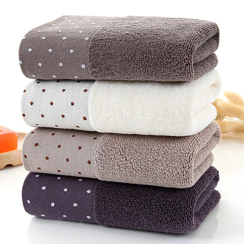 

Superior Quality Wash Cloth, Polka Dot Pure Cotton Bedroom / Bathroom 2 pcs