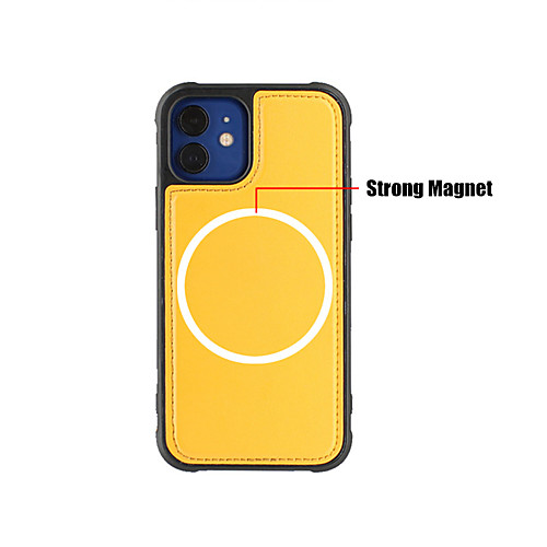 

Phone Case For Apple Back Cover Leather iPhone 12 Pro Max 11 SE 2020 X XR XS Max 8 7 6 Shockproof Solid Color PU Leather
