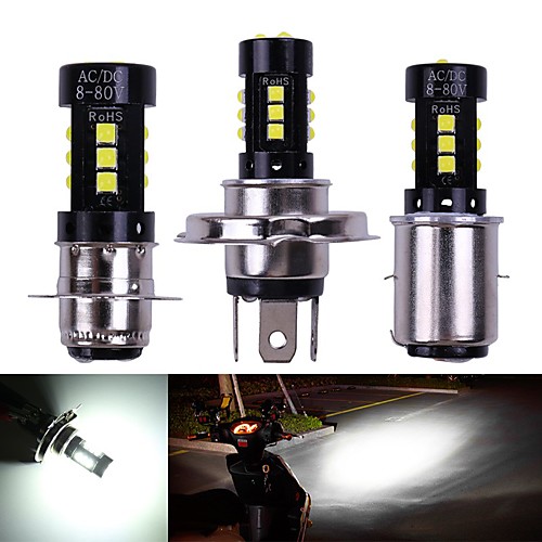 

Motorcycle LED Headlamps Light Bulbs 300 lm SMD 3030 8 W 15 For Motorcycles All years 1pcs