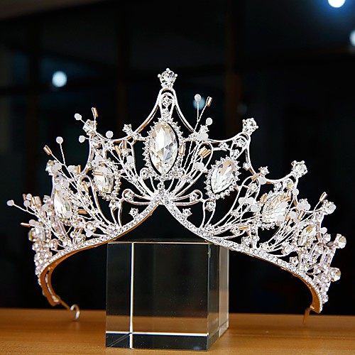

Luxury Princess Alloy Tiaras with Pearl / Crystals / Rhinestones 1 PC Wedding / Special Occasion Headpiece