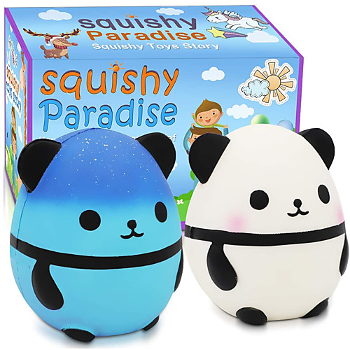 

Squishy Squishies Squishy Toy Squeeze Toy / Sensory Toy Jumbo Squishies Stress Reliever 2 pcs Food&Drink Unicorn Shark Panda Stress and Anxiety Relief Novelty Super Soft Slow Rising For Kid's Adults'