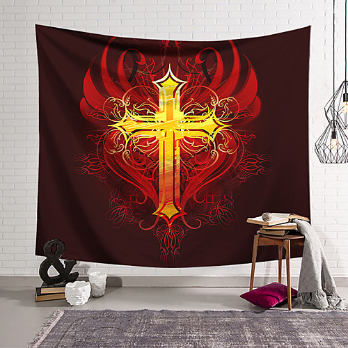 

Wall Tapestry Art Decor Blanket Curtain Hanging Home Bedroom Living Room Decoration Polyester Crossfire