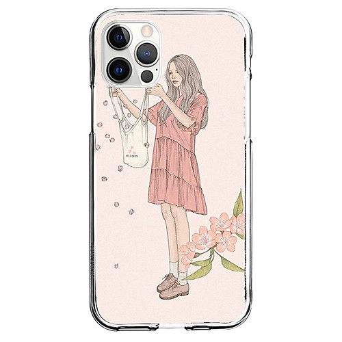 

Characters Phone Case For Apple iPhone 12 iPhone 11 iPhone 12 Pro Max Unique Design Protective Case Pattern Back Cover TPU