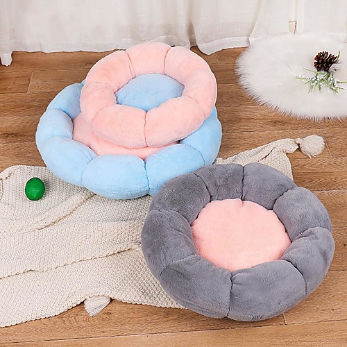 

Dog Cat Dog Beds Cat Beds Dog Bed Mat Flower Warm Multi layer Soft Elastic For Indoor Use Plush Fabric for Large Medium Small Dogs and Cats