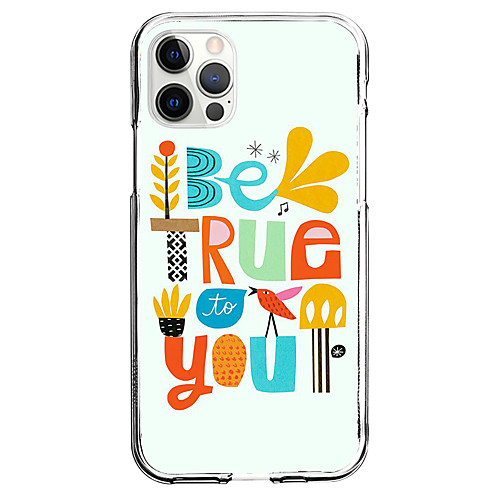 

Colorful Letter Phone Case For Apple iPhone 12 iPhone 11 iPhone 12 Pro Max Unique Design Protective Case Shockproof Pattern Back Cover TPU