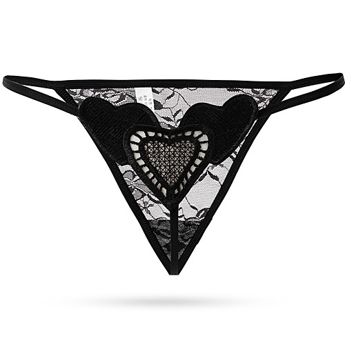 

Women's Normal Hole G-strings & Thongs Panties Micro-elastic Low Waist 1 PC Purple One-Size