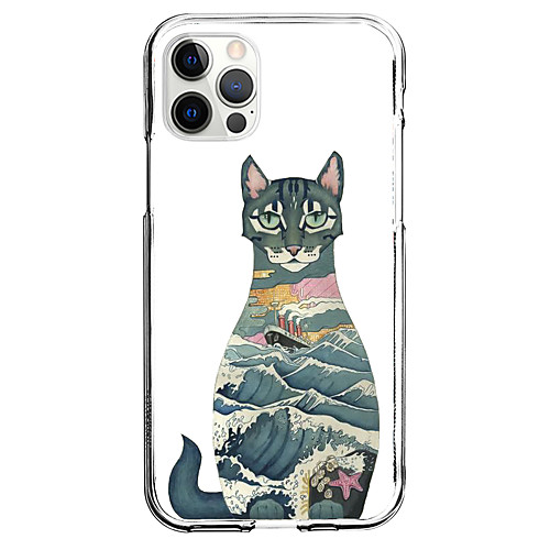 

Animal Phone Case For Apple iPhone 12 iPhone 11 iPhone 12 Pro Max Unique Design Protective Case Pattern Back Cover TPU