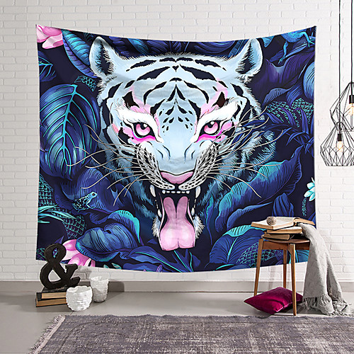 

Wall Tapestry Art Decor Blanket Curtain Hanging Home Bedroom Living Room Decoration Polyester Color Tiger