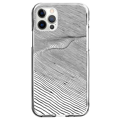

Lines / Waves Phone Case For Apple iPhone 12 iPhone 11 iPhone 12 Pro Max Unique Design Protective Case Shockproof Pattern Back Cover TPU