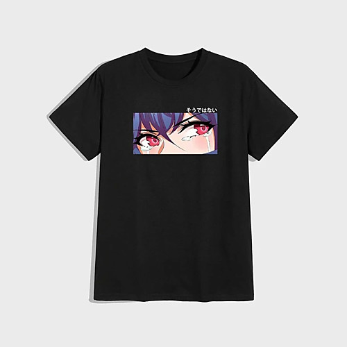 

Men's Unisex T shirt Hot Stamping Portrait Plus Size Print Short Sleeve Casual Tops 100% Cotton Casual Fashion White Black Gray