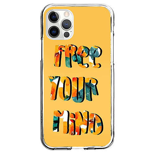 

Novelty Letter Phone Case For Apple iPhone 12 iPhone 11 iPhone 12 Pro Max Unique Design Protective Case Shockproof Pattern Back Cover TPU